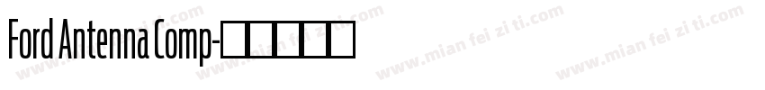 Ford Antenna Comp字体转换